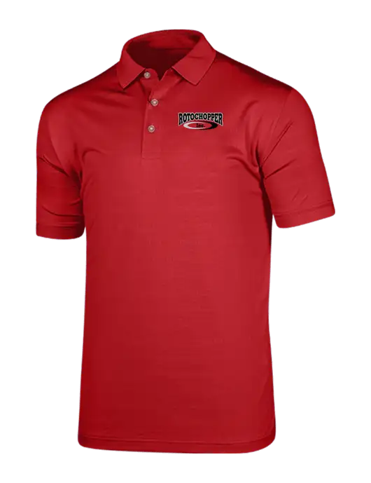 Callaway Vibrant Red Ventilated Polo w/Rotochopper Logo