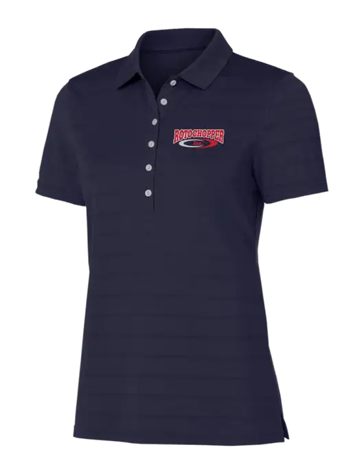 Callaway Womens Navy Ventilated Polo w/Rotochopper Logo