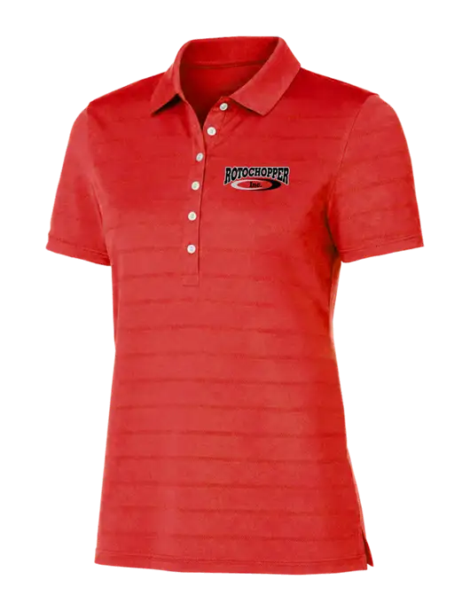 Callaway Womens Red Ventilated Polo w/Rotochopper Logo