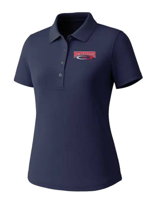 Callaway Womens Core Navy Performance Polo w/Rotochopper Logo