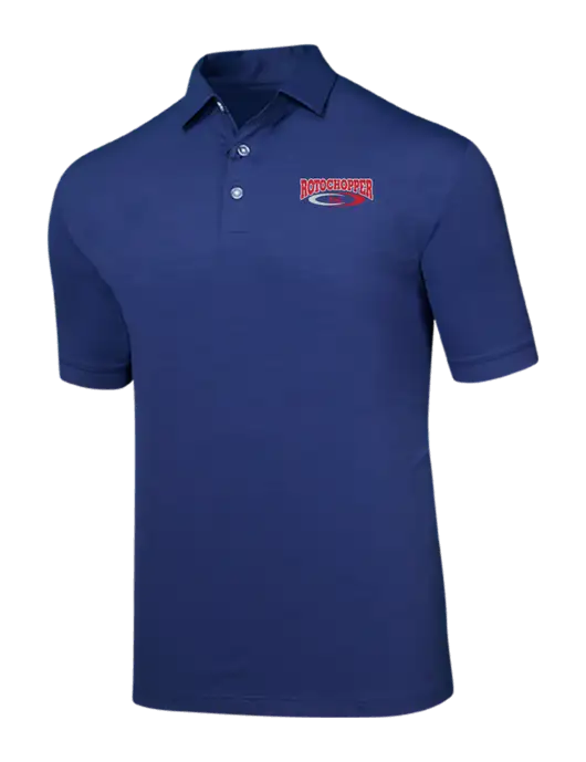Callaway Navy Fashion Tonal Polo w/Rotochopper Logo