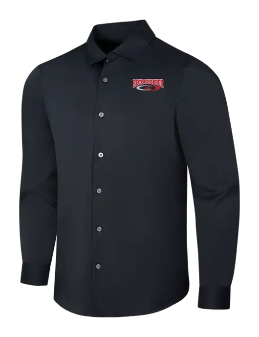 Black City Stretch Shirt w/Rotochopper Logo