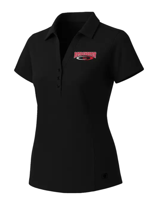 OGIO Womens Blacktop ONYX Polo w/Rotochopper Logo