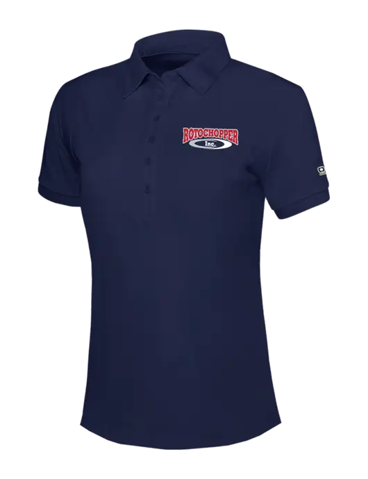 OGIO Womens Navy Jewel Polo w/Rotochopper Logo
