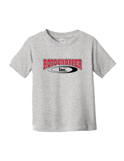 Rabbit Skins Light Grey Heather Toddler Fine Jersey Tee w/Rotochopper Logo