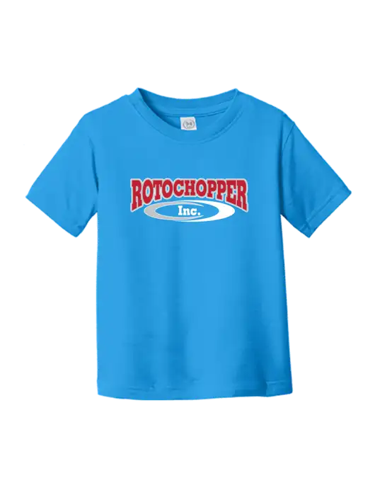 Rabbit Skins Cobalt Toddler Fine Jersey Tee w/Rotochopper Logo