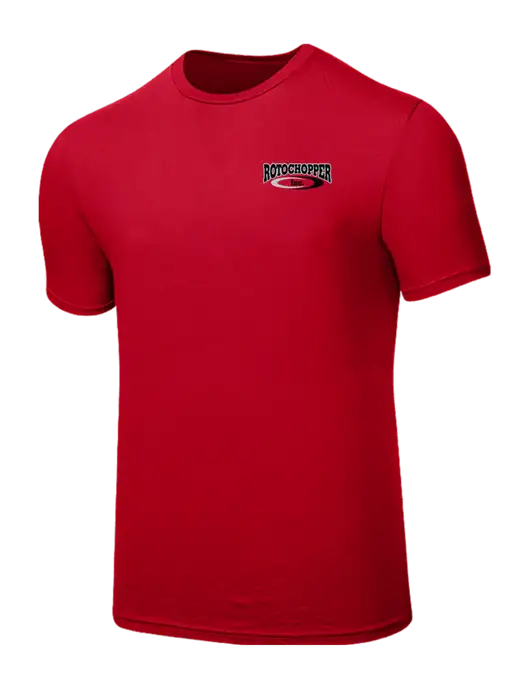 Seriously Soft Red T-Shirt w/Rotochopper Logo
