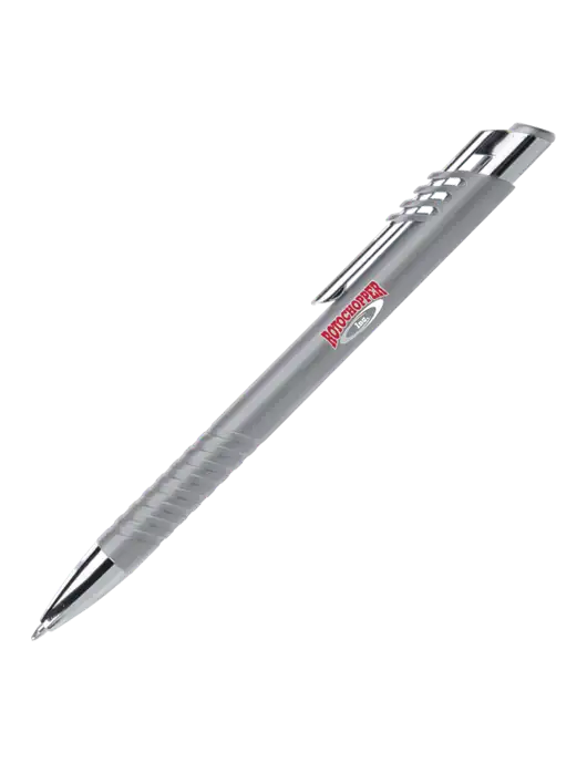 Schirhart Grey Pen - Black Ink w/Rotochopper Logo