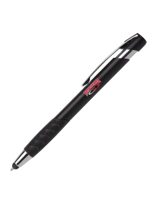 Alize Black Stylus Black Ink Pen w/Rotochopper Logo
