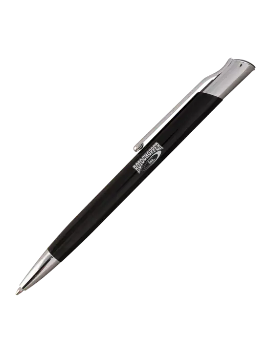 San Malo Black Pen - Black Ink w/Rotochopper Logo