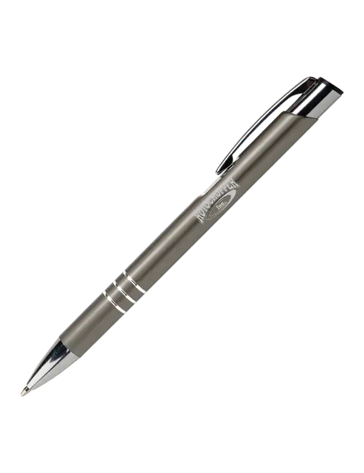 Laurent Gunmetal Pen - Black Ink w/Rotochopper Logo