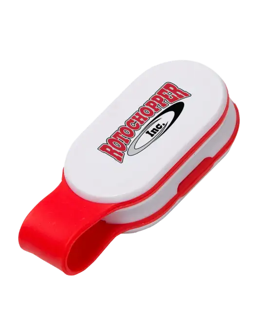 Magna Clip Red Personal Safety Light w/Rotochopper Logo