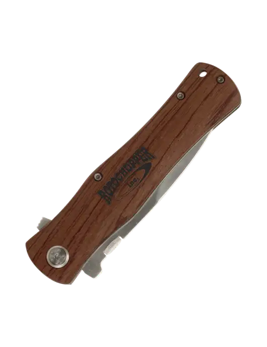 Wood Handle Knife w/Rotochopper Logo