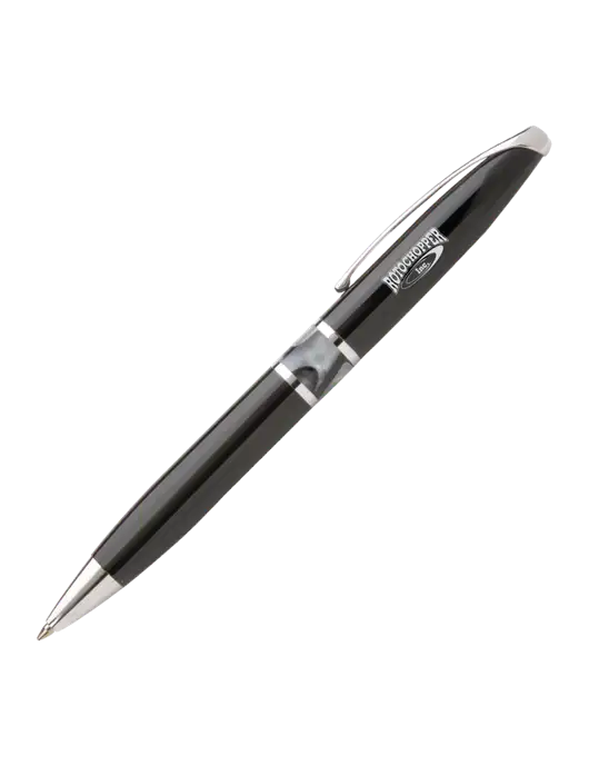 Illusion Black Pen - Black Ink w/Rotochopper Logo