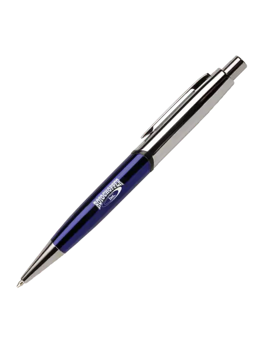 Chimera Blue Pen - Black Ink w/Rotochopper Logo
