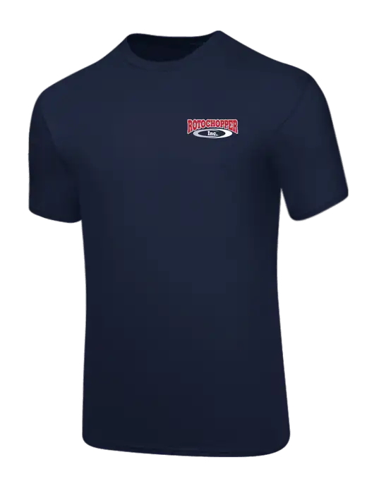 Core Blend Navy T-Shirt w/Rotochopper Logo