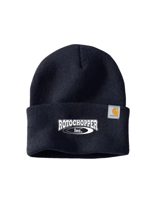 Carhartt Navy Watch Cap 2.0 w/Rotochopper Logo