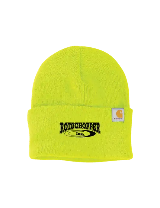 Carhartt Neon Lime Watch Cap 2.0 w/Rotochopper Logo