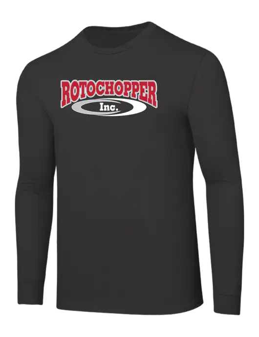 Core Blend Charcoal Grey Long Sleeve Tee w/Rotochopper Logo