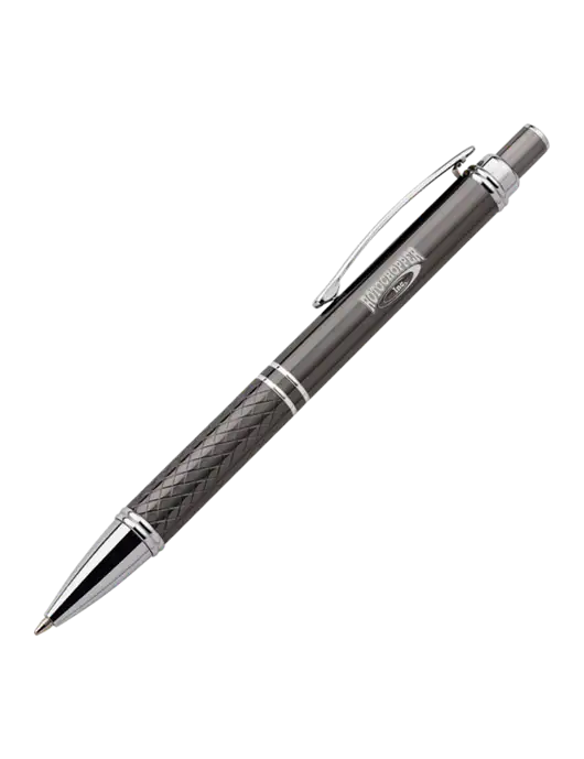 Dark Grey Stellar Scribe Pen - Black Ink w/Rotochopper Logo