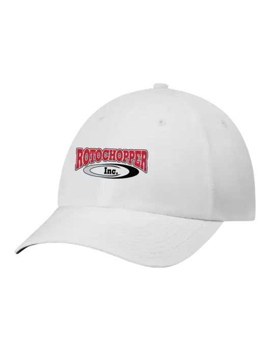 Richardson Relaxed Performance Lite White Cap w/Rotochopper Logo