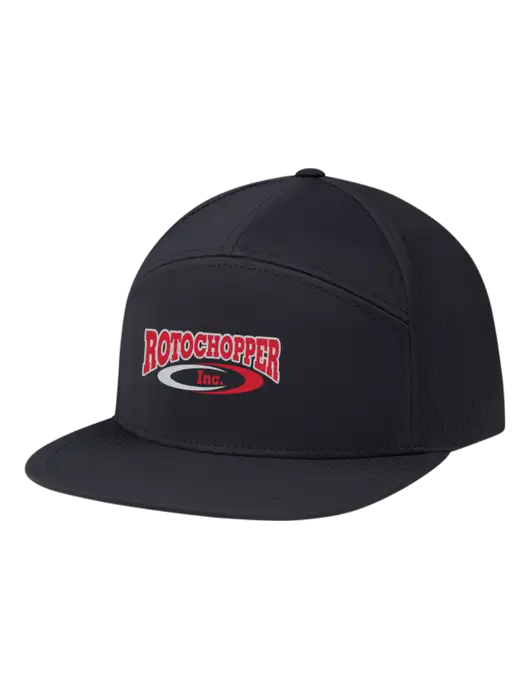 Richardson Black Cannon Cap w/Rotochopper Logo