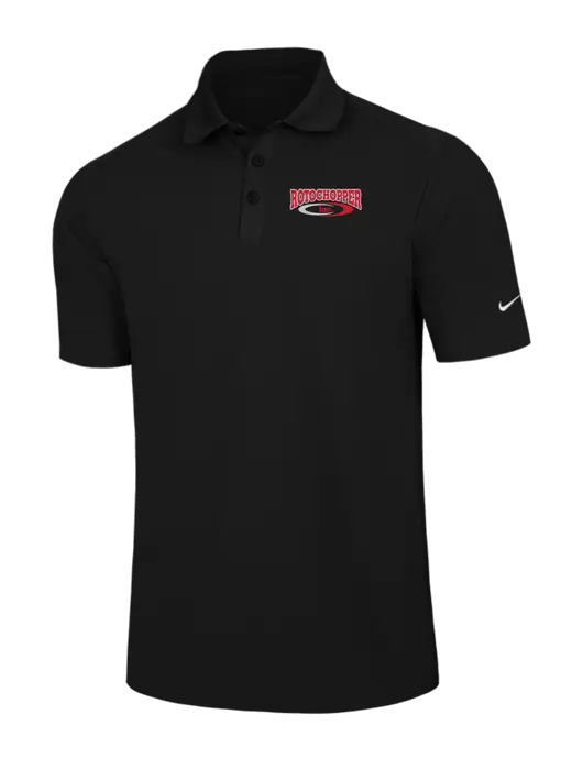Nike Black Dri-FIT Classic Polo w/Rotochopper Logo