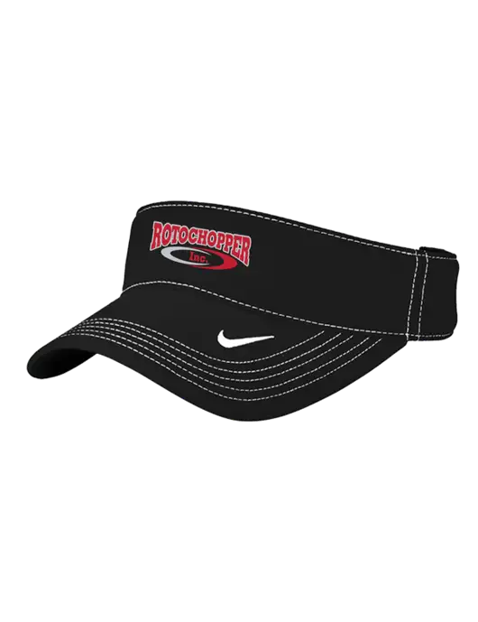 Nike Black Dri-FIT Ace Visor w/Rotochopper Logo