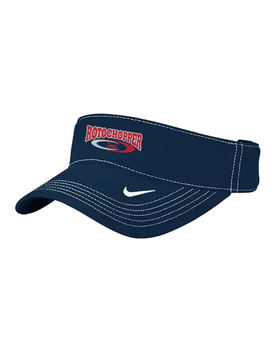 Nike Navy Dri-FIT Ace Visor w/Rotochopper Logo