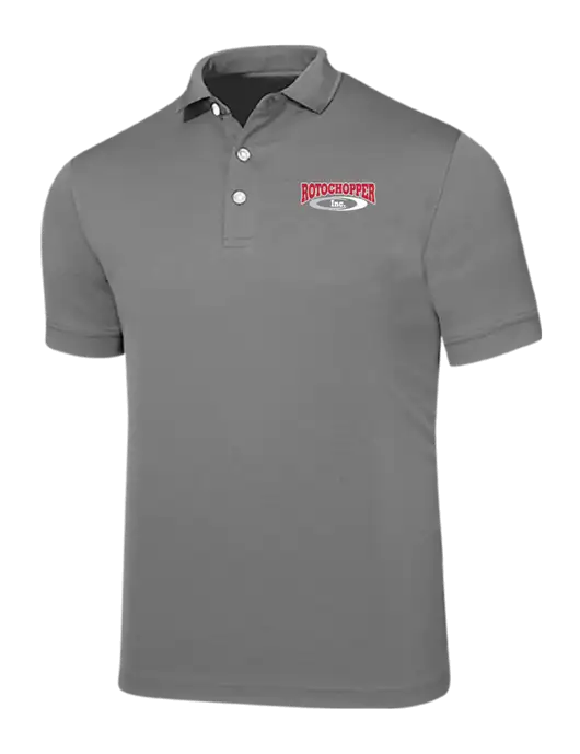 Callaway Ottoman Medium Grey Polo w/Rotochopper Logo