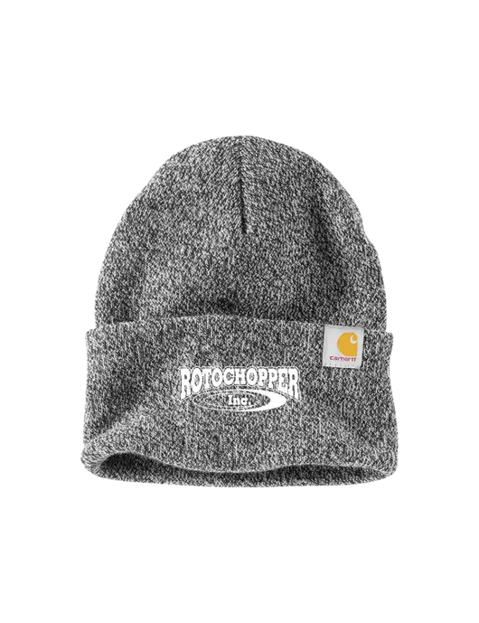 Carhartt Medium Grey Heather Watch Cap 2.0 w/Rotochopper Logo