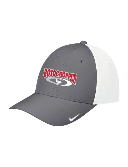 Nike Dark Grey/White Dri-FIT Legacy Cap w/Rotochopper Logo