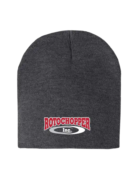 Charcoal Heather Element Knit Beanie w/Rotochopper Logo